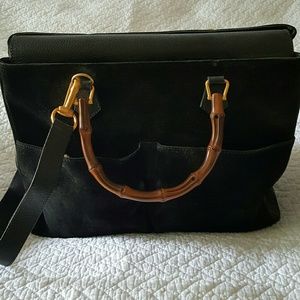 Authentic Gucci Suede tote/shoulder bag